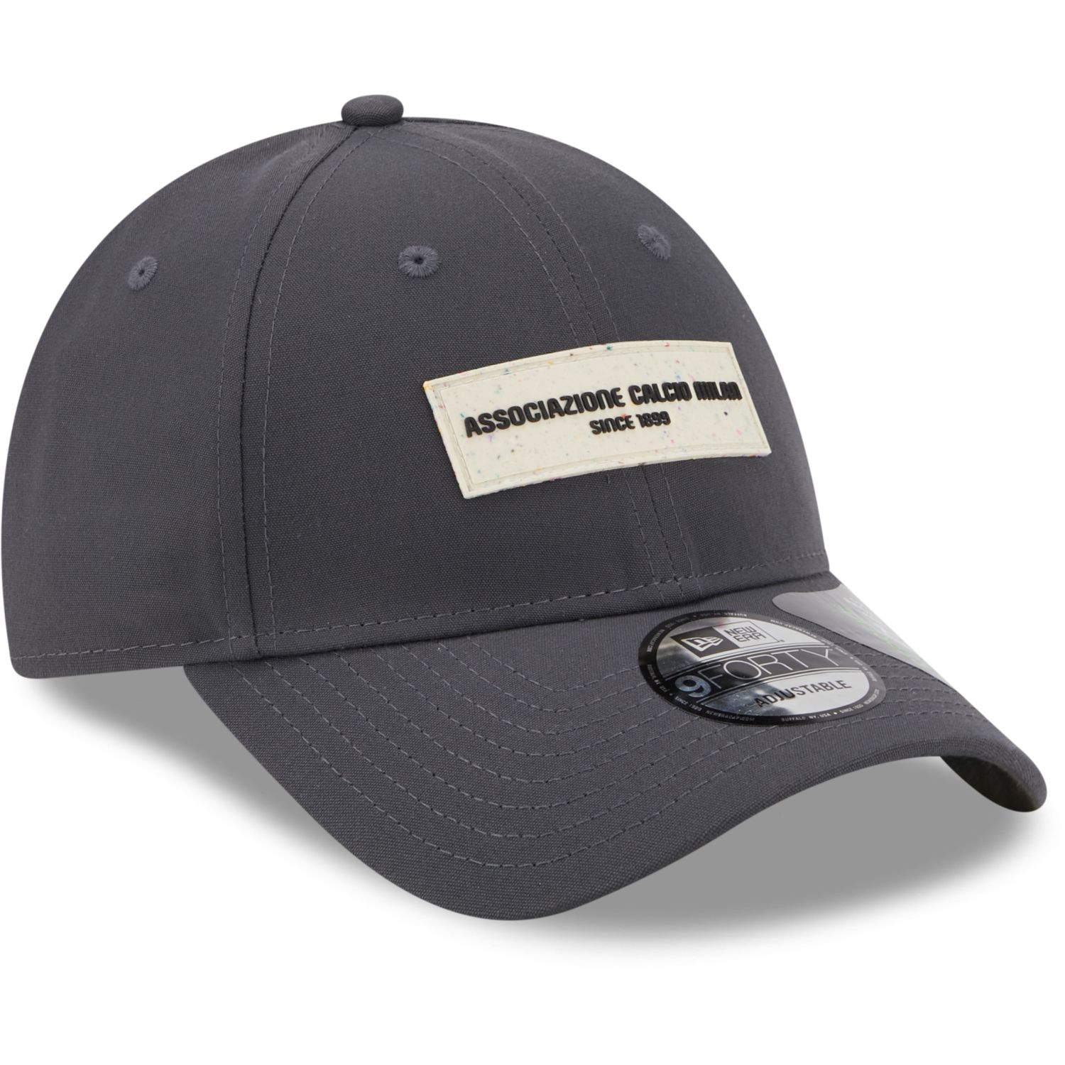 New Era 9Forty Strapback Cap - REPREVE AC MAILAND charcoal