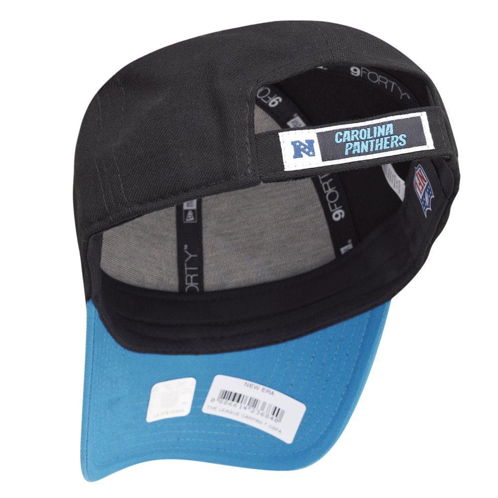 New Era 9Forty Cap - NFL LEAGUE Carolina Panthers schwarz