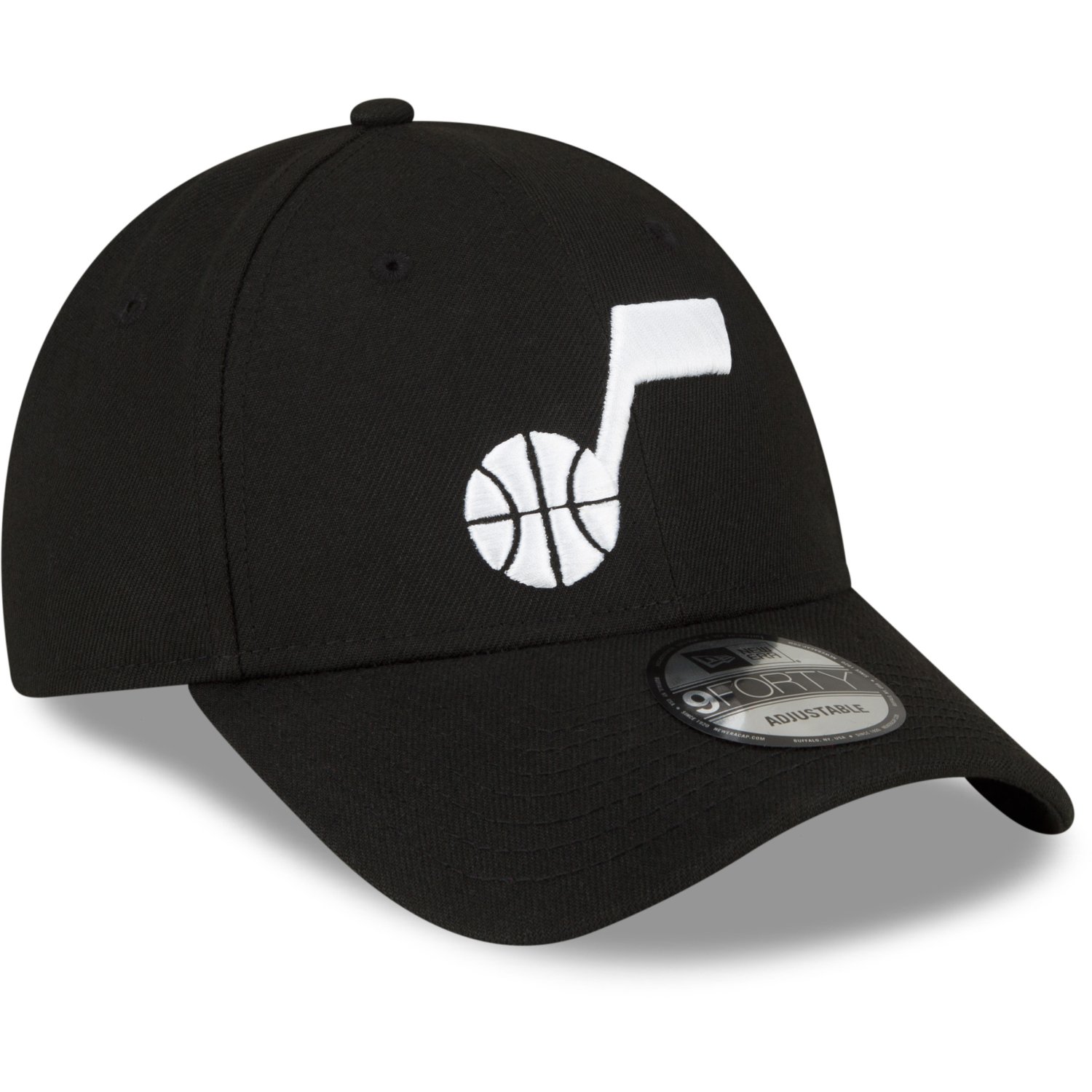 New Era 9Forty Strapback Cap - NBA LEAGUE Utah Jazz schwarz