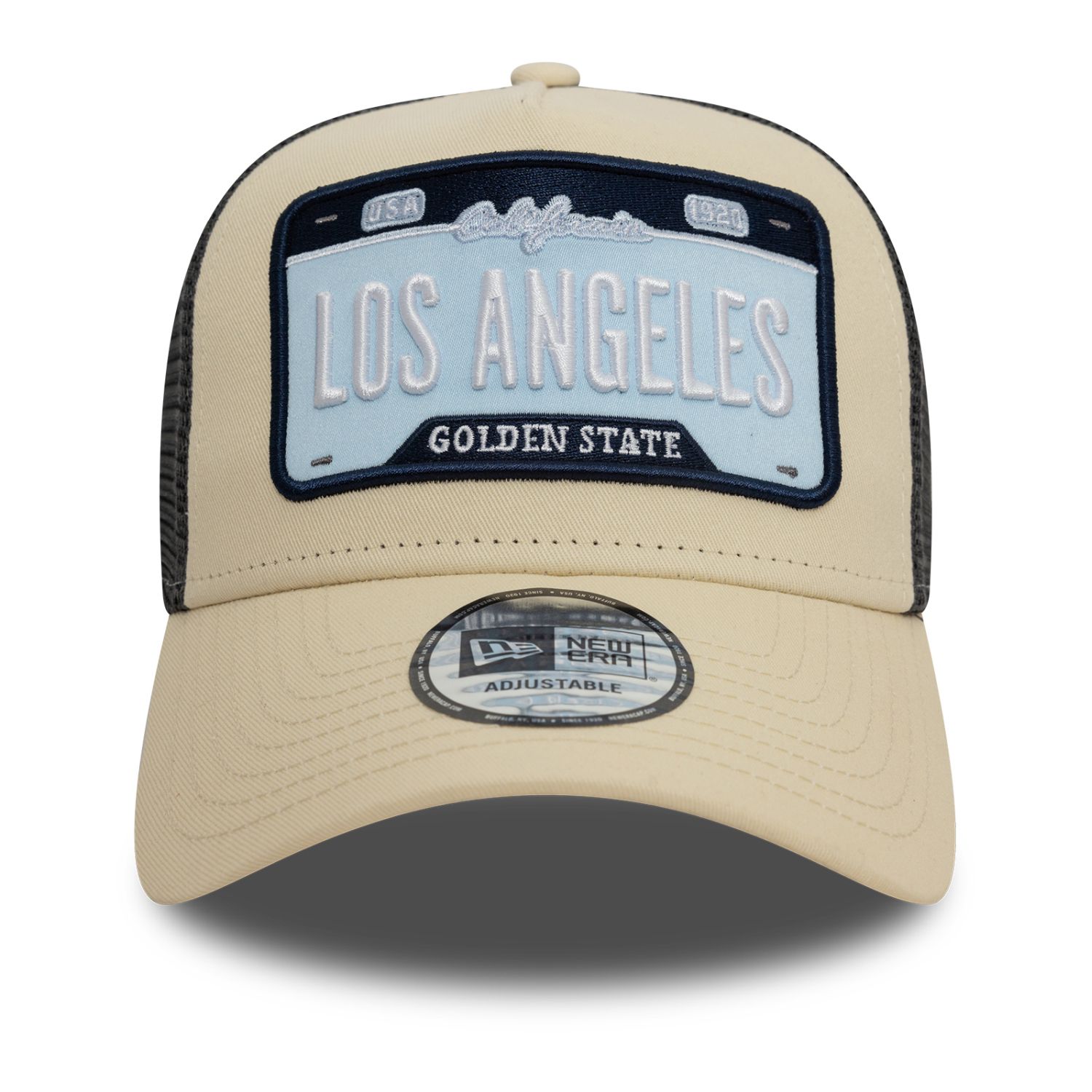 New Era A-Frame Mesh Trucker Cap - LOS ANGELES PLATE