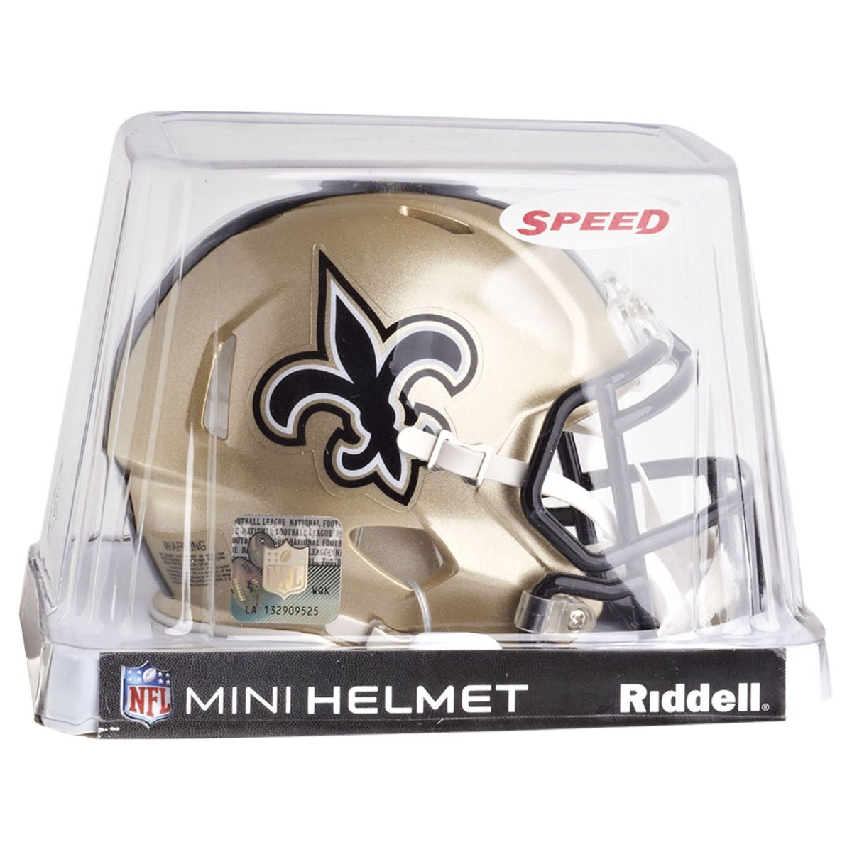 Riddell Mini Football Helmet - NFL Speed New Orleans Saints