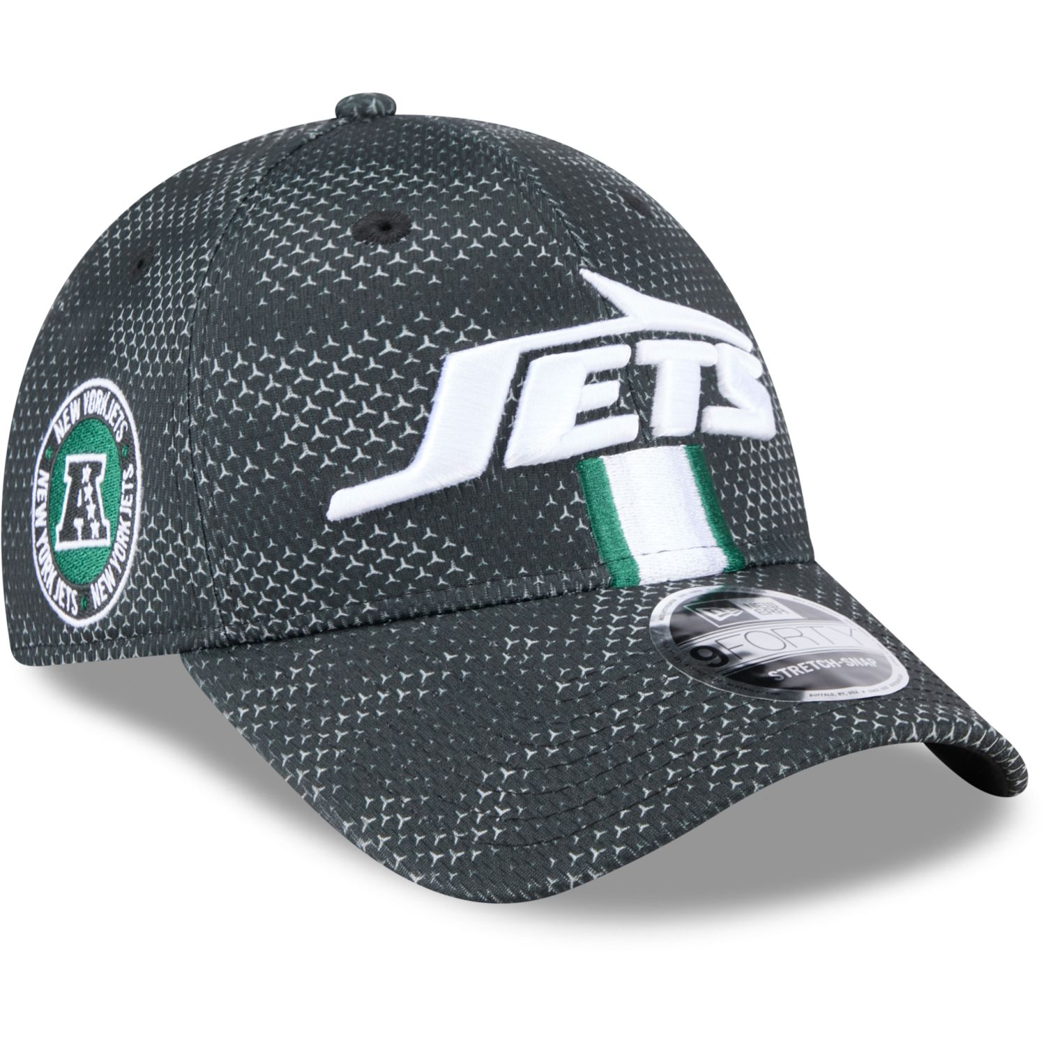 New Era 9Forty Stretch Cap SIDELINE New York Jets black