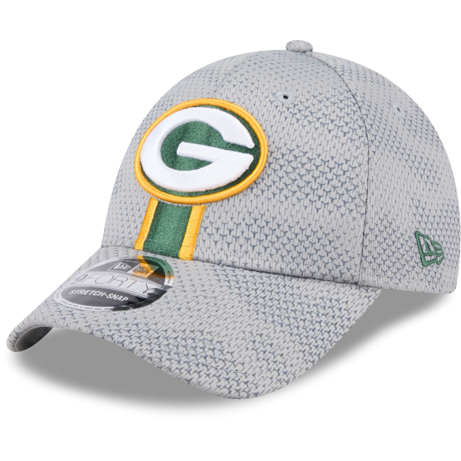 New Era 9Forty Stretch Cap SIDELINE Green Bay Packers grey