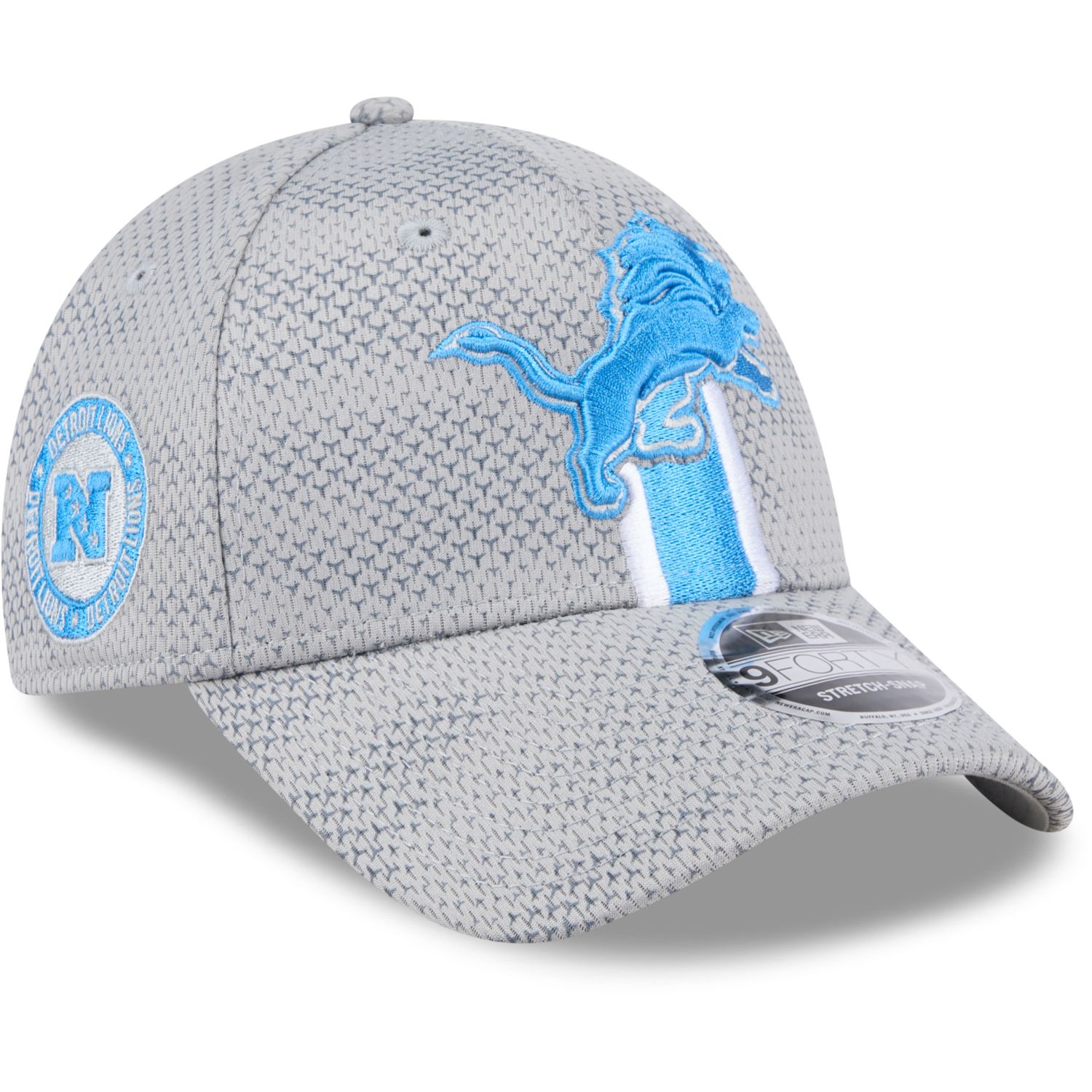 New Era 9Forty Stretch Cap SIDELINE Detroit Lions grey