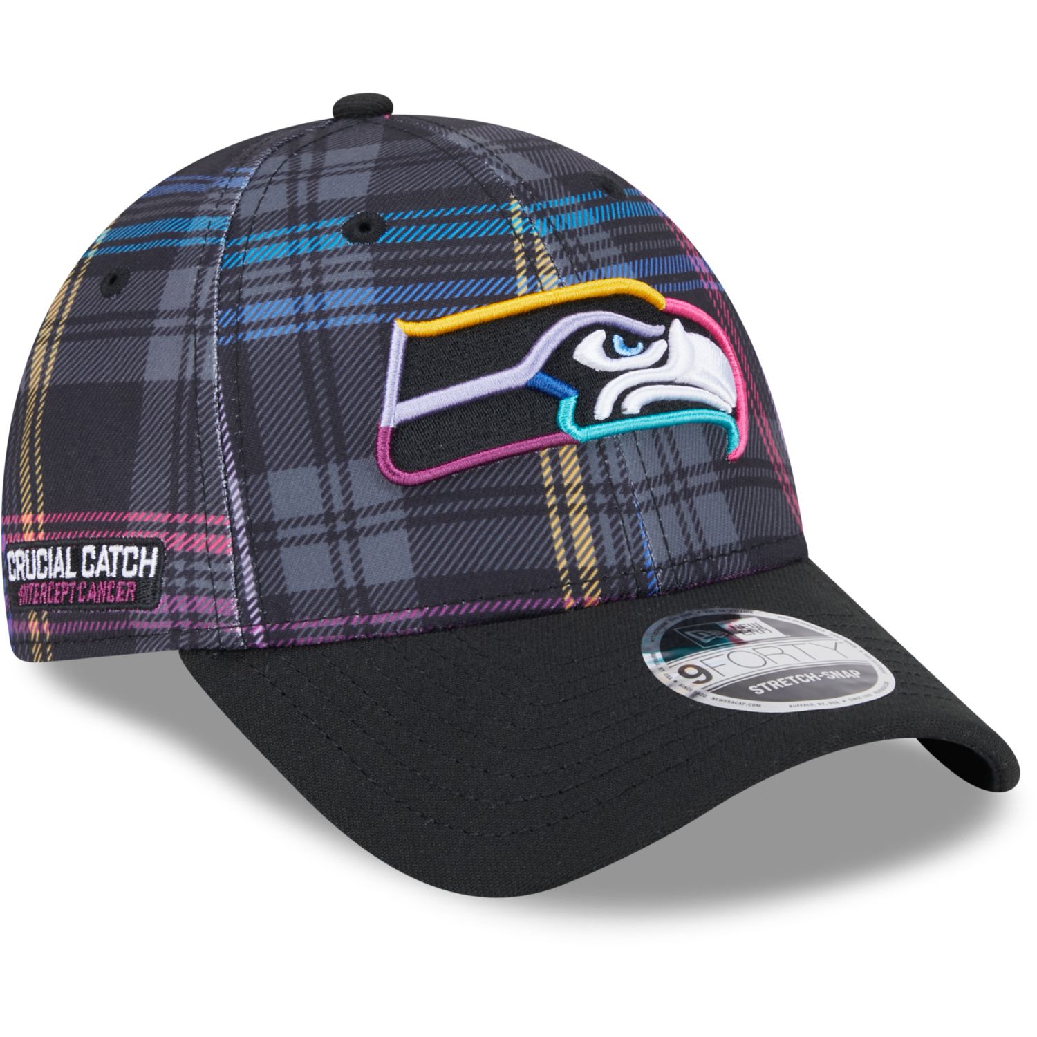 Seattle Seahawks CRUCIAL CATCH New Era 9FORTY Snapback Cap