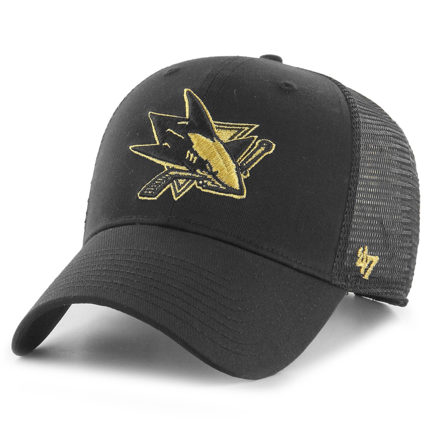 47 Brand Adjustable Cap - BRANSON Metallic San Jose Sharks