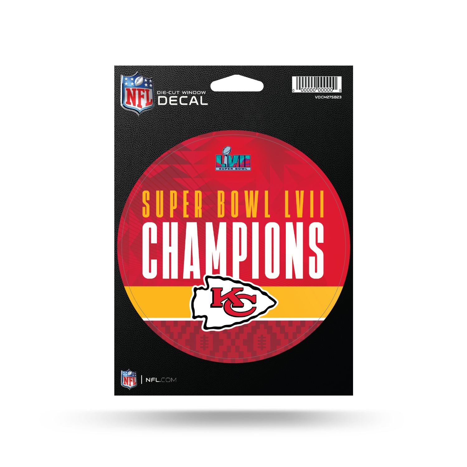 Kansas City Chiefs Super Bowl LVII Champions NFL Aufkleber