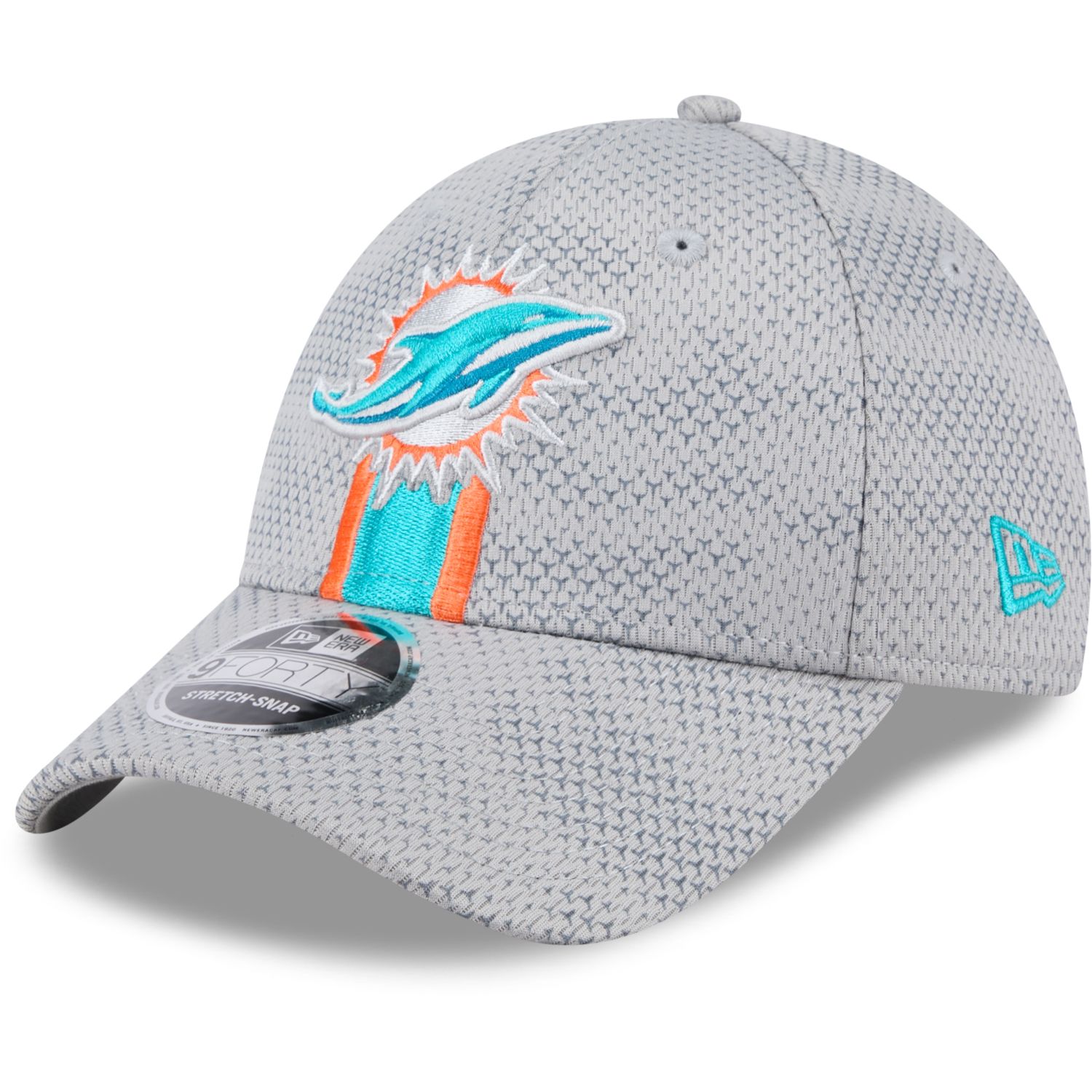 New Era 9Forty Stretch Cap SIDELINE Miami Dolphins grey