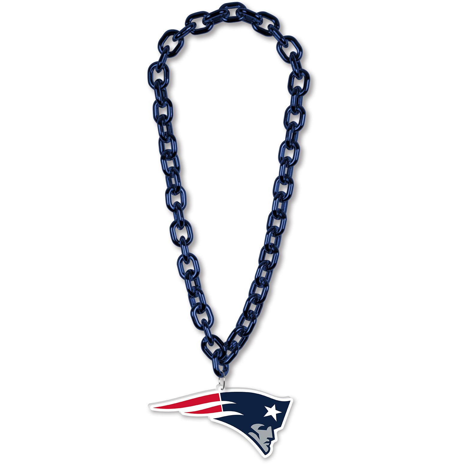 NFL New England Patriots XXL 3D Fanchain Necklace