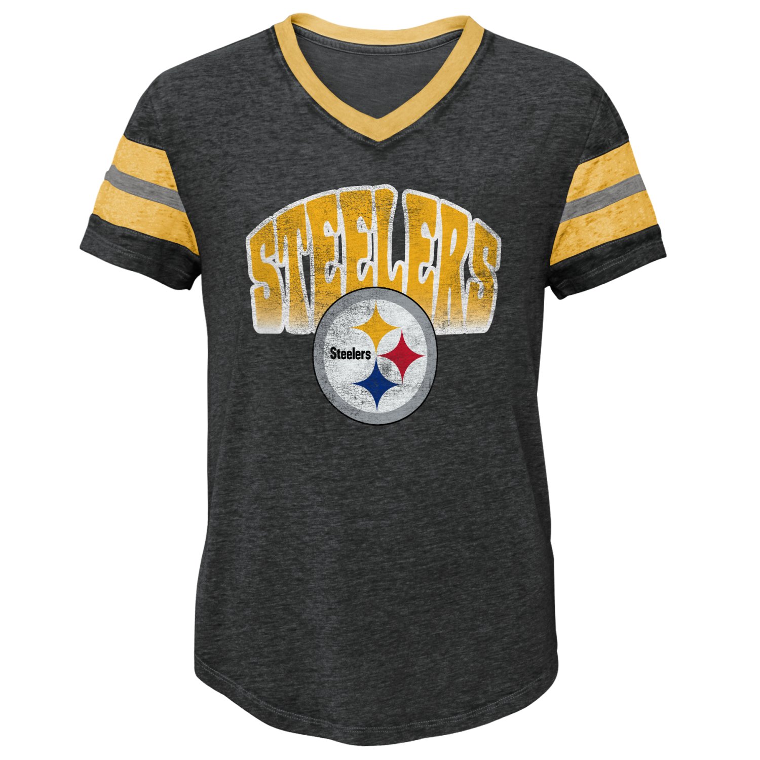 Outerstuff NFL Mädchen Top - WAVE Pittsburgh Steelers