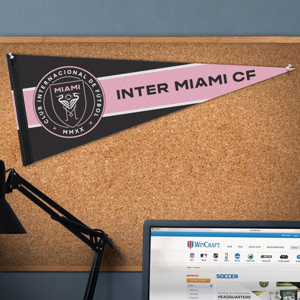 Wincraft MLS Felt Pennant 75x30cm - Inter Miami