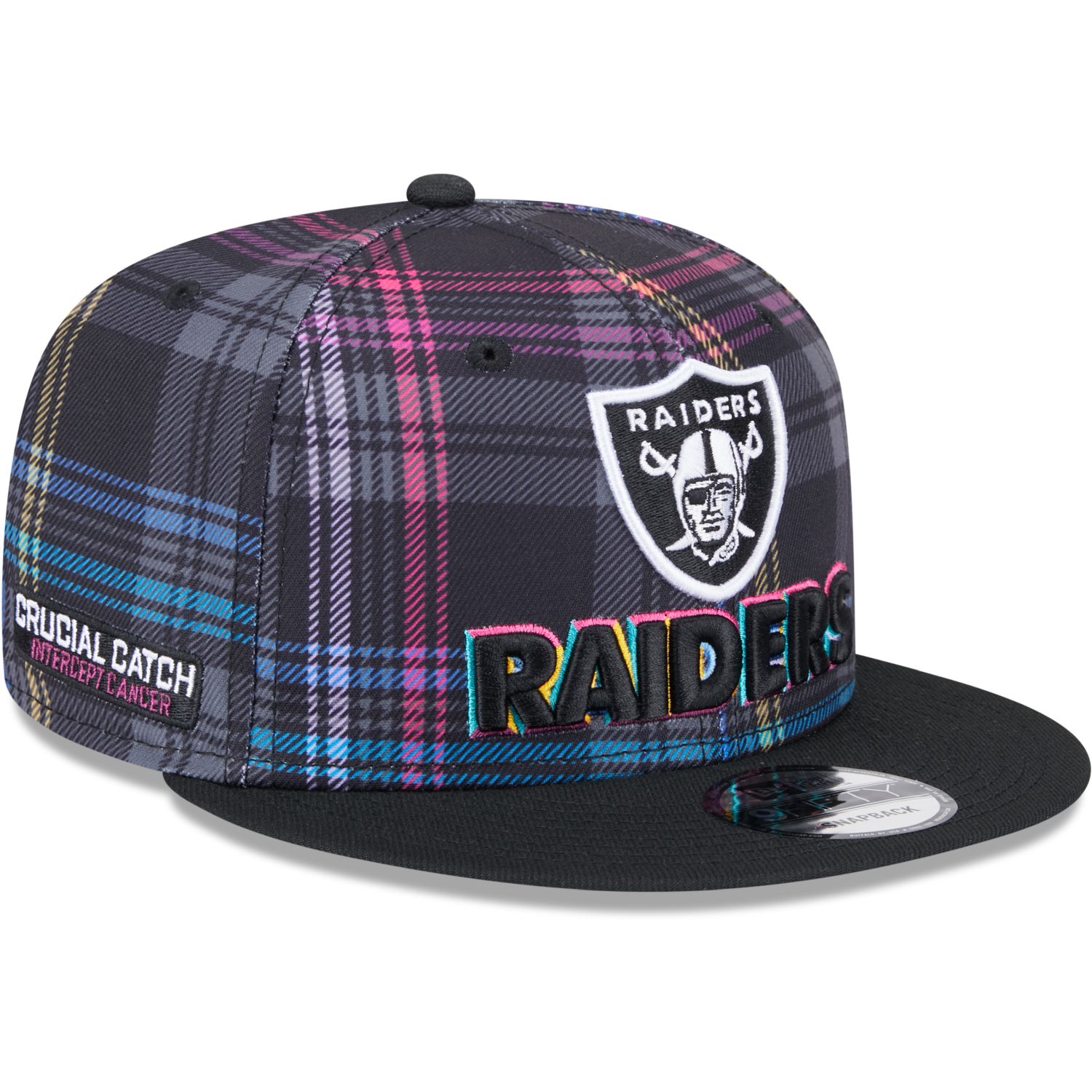 Las Vegas Raiders CRUCIAL CATCH New Era 9FIFTY Snapback Cap