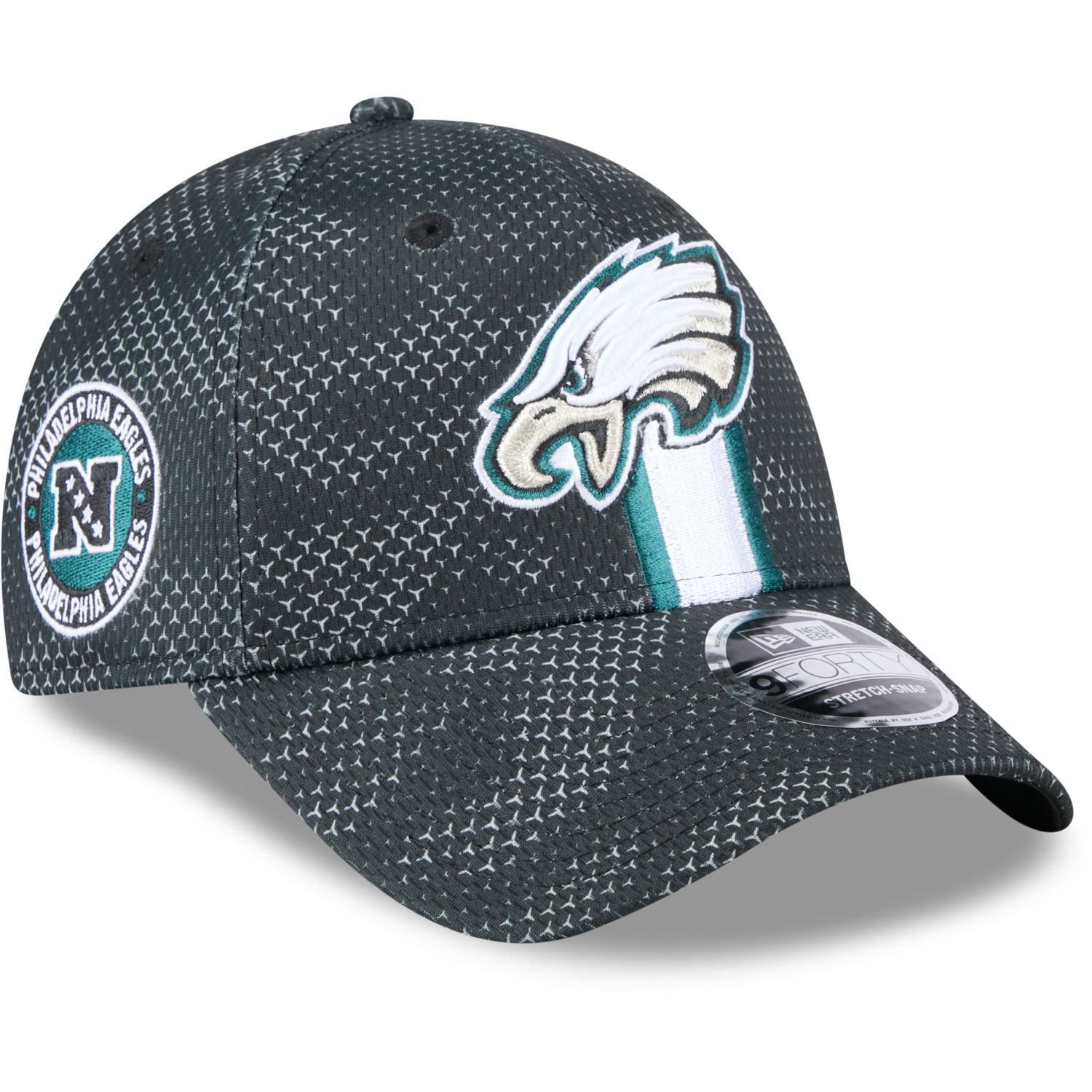 New Era 9Forty Stretch Cap SIDELINE Philadelphia Eagles BLK