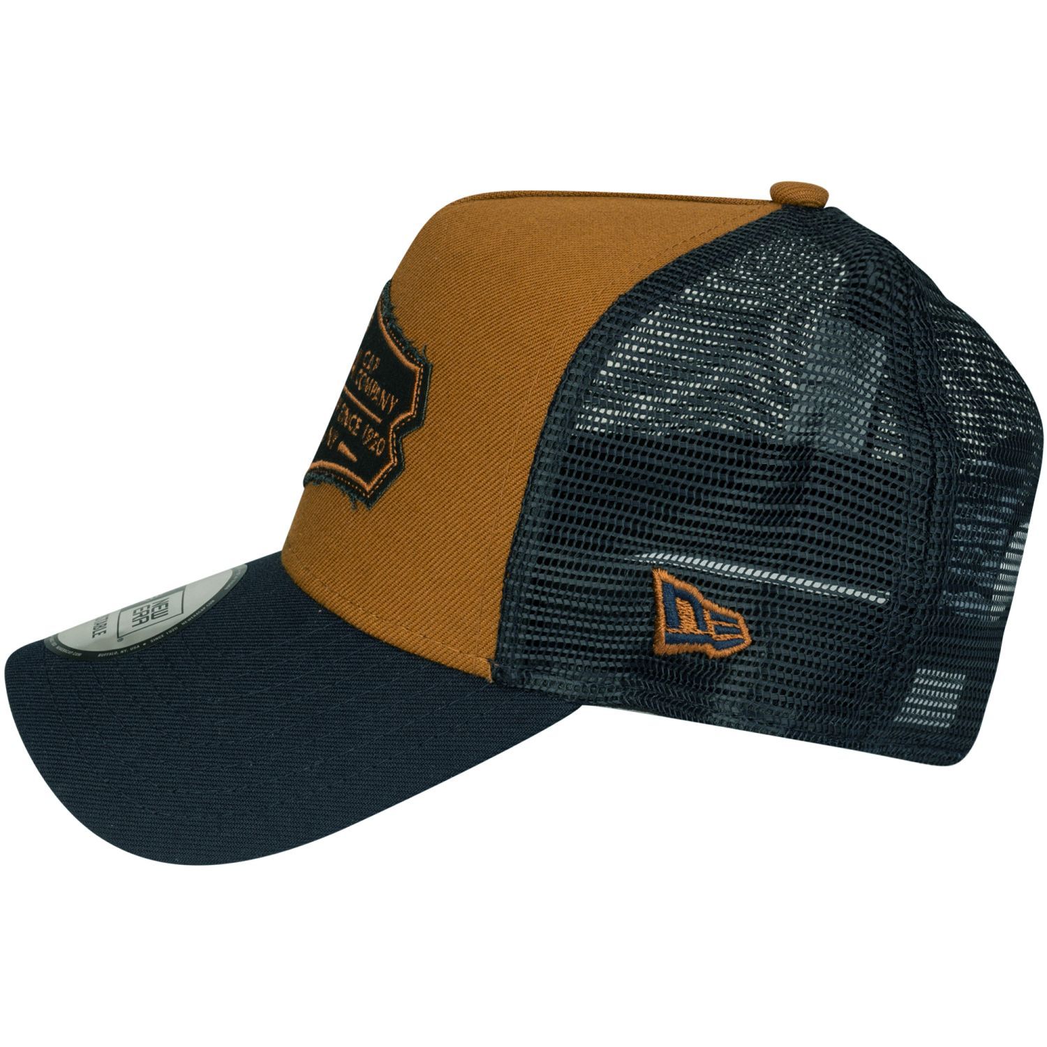 New Era Adjustable A-Frame Trucker Cap - RETRO PATCH