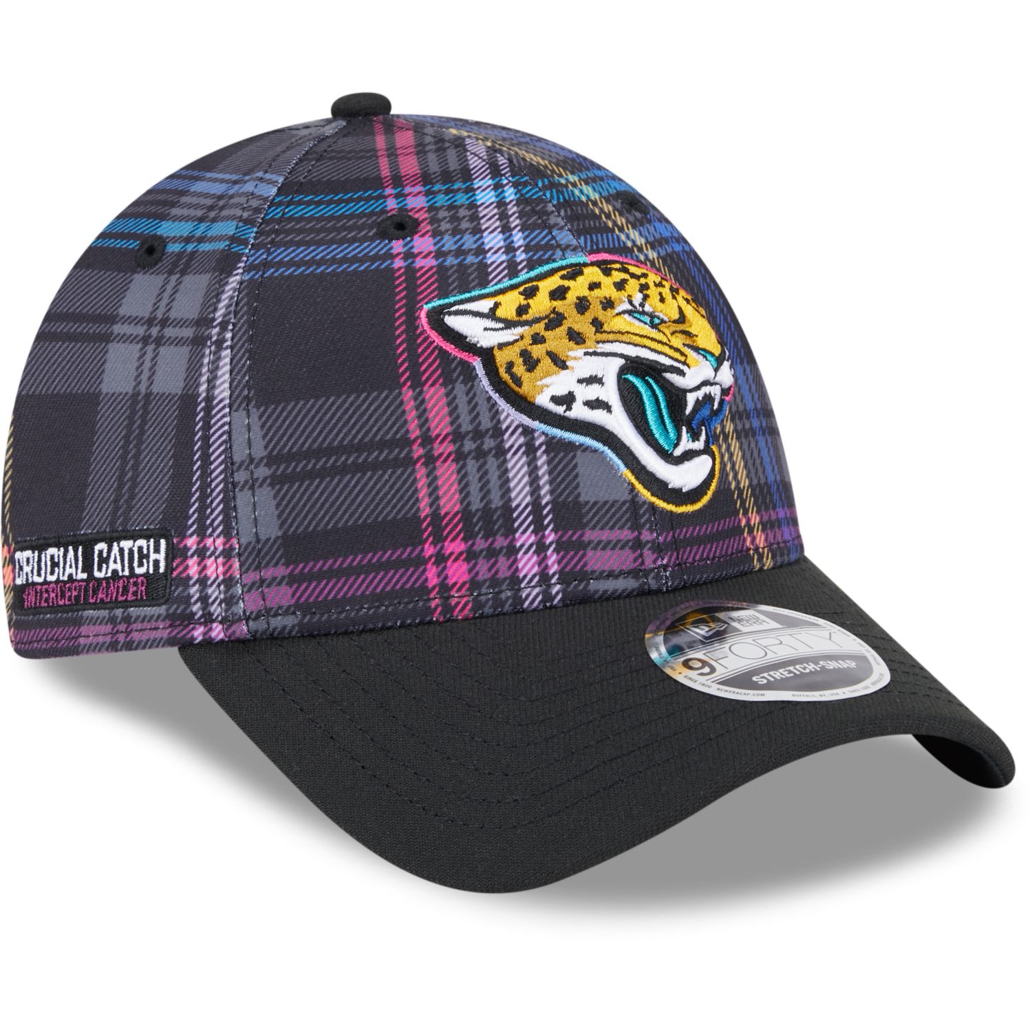 Jacksonville Jaguars CRUCIAL CATCH New Era 9FORTY Snap Cap