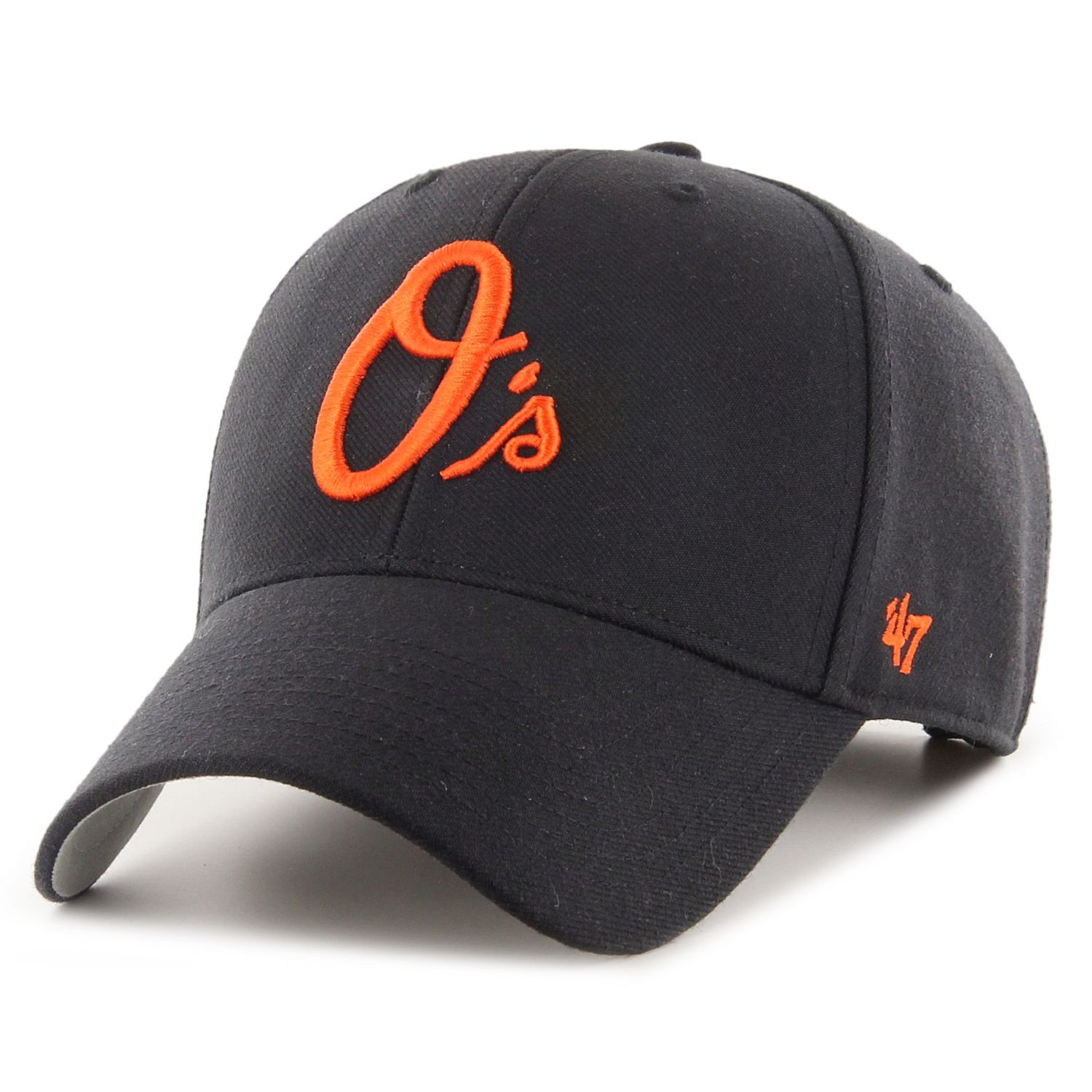 47 Brand Relaxed Fit Cap - MLB Baltimore Orioles schwarz