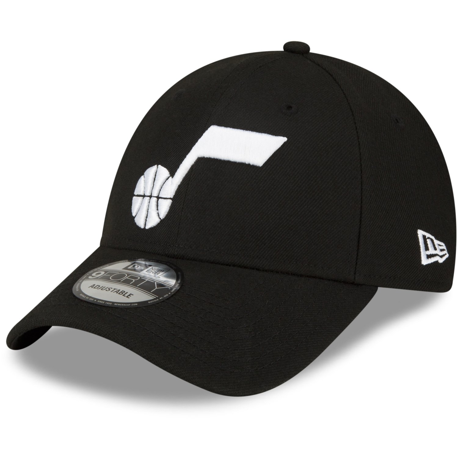 New Era 9Forty Strapback Cap - NBA LEAGUE Utah Jazz schwarz