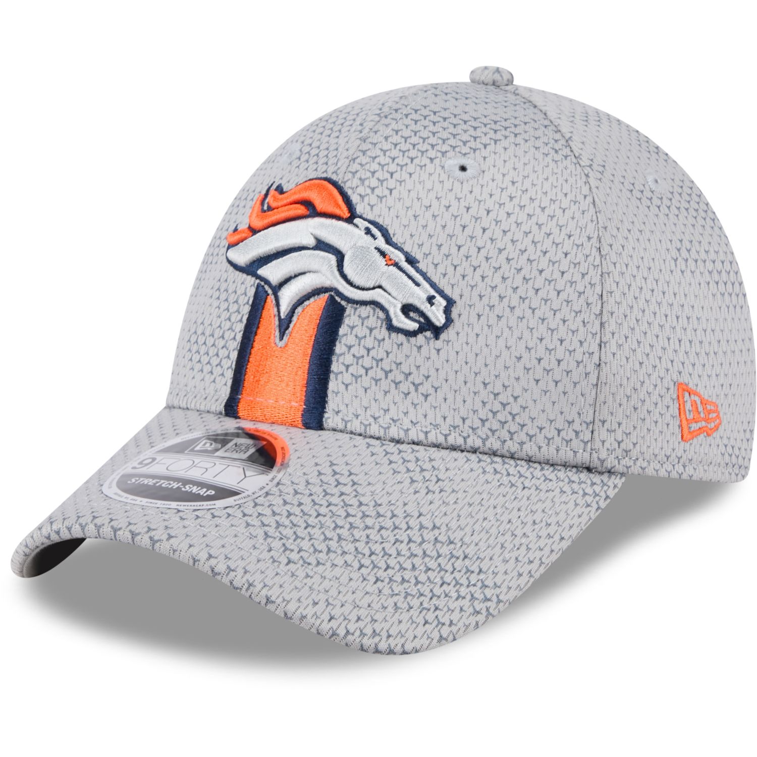 New Era 9Forty Stretch Cap SIDELINE Denver Broncos grey