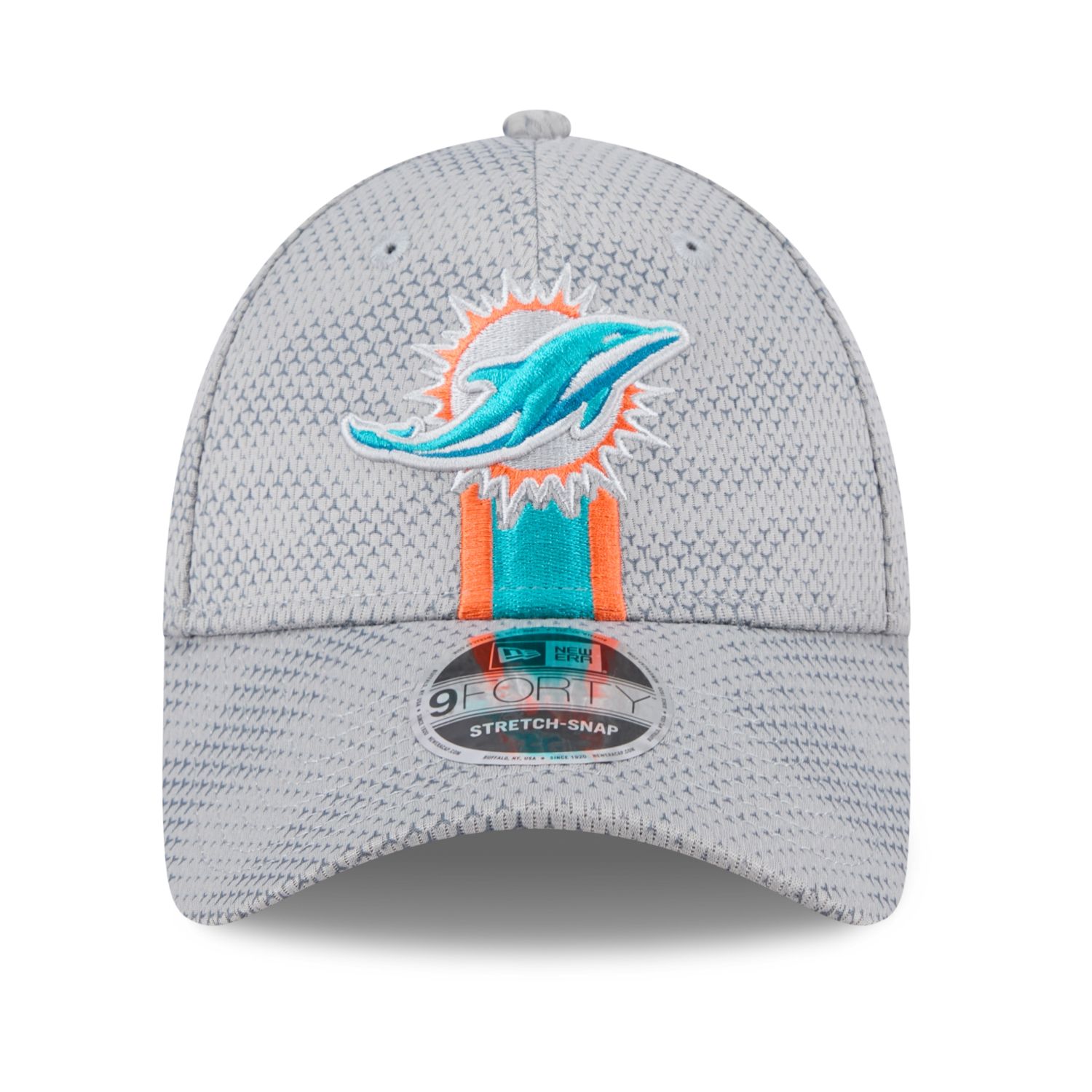 New Era 9Forty Stretch Cap SIDELINE Miami Dolphins grey