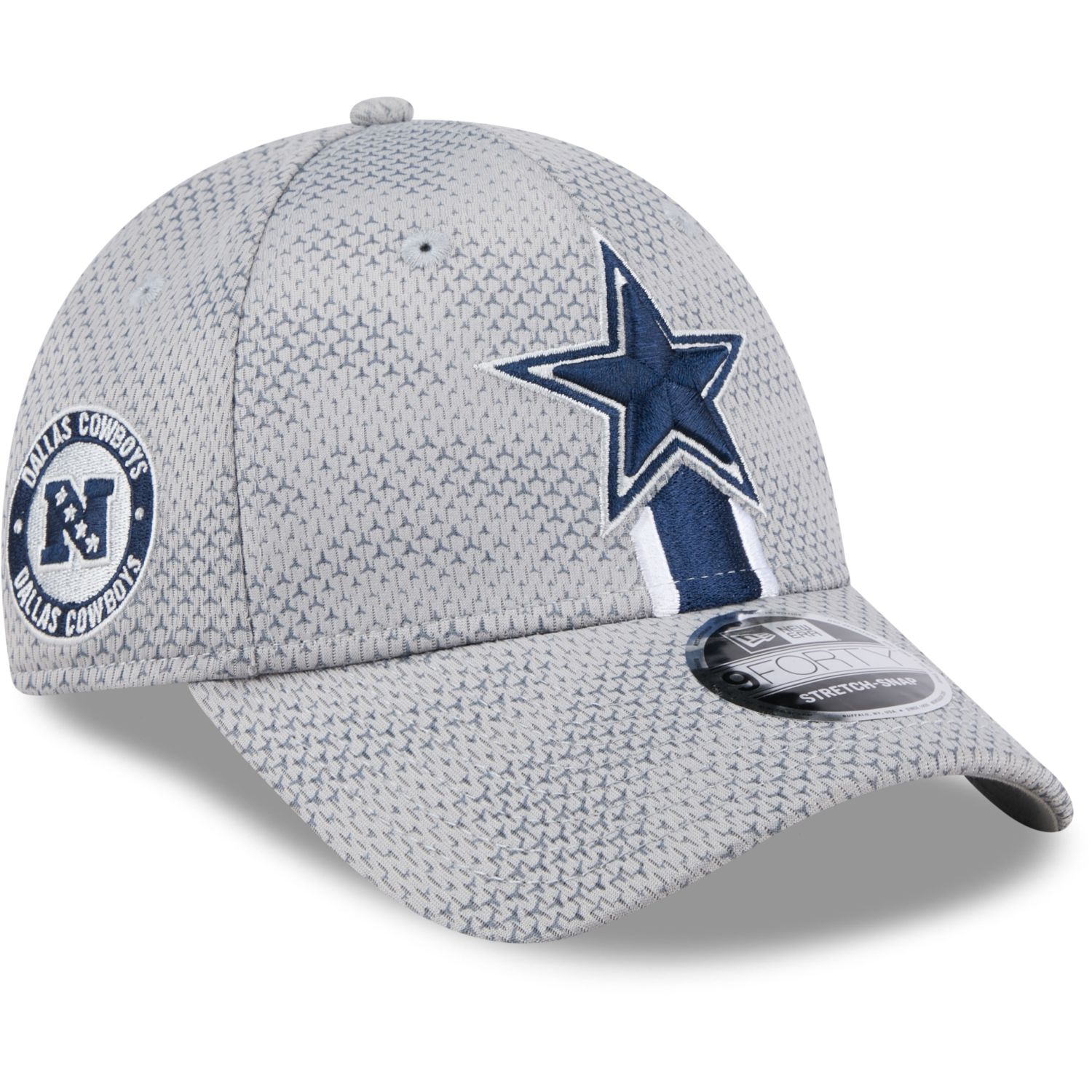 New Era 9Forty Stretch Cap SIDELINE Dallas Cowboys grey