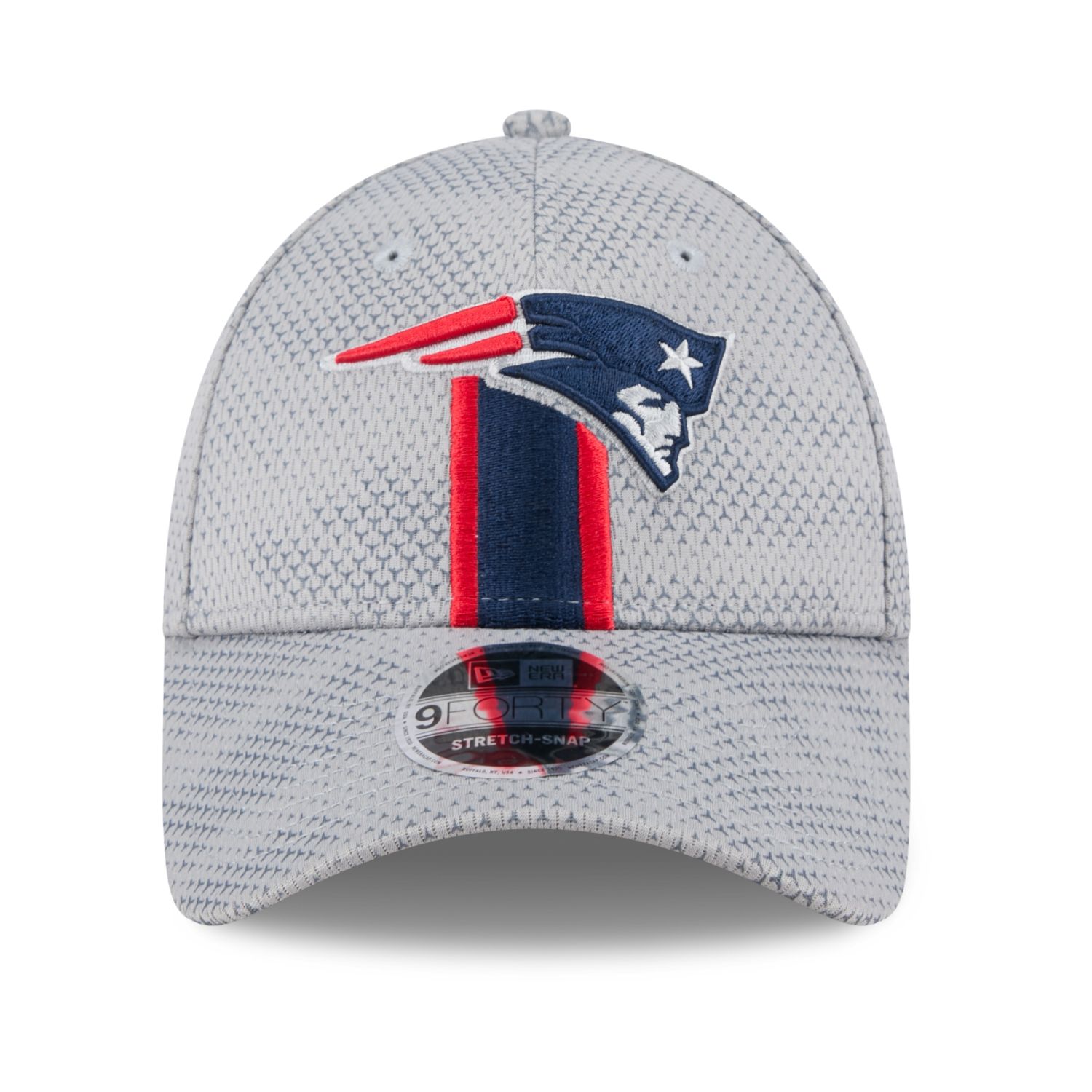 New Era 9Forty Stretch Cap SIDELINE New England Patriots gry