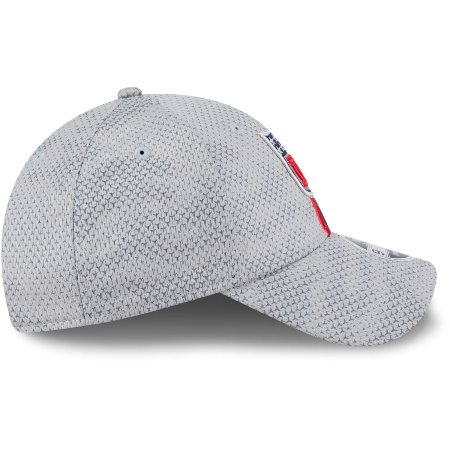 New Era 9Forty Stretch Cap SIDELINE NFL Shield Logo grey