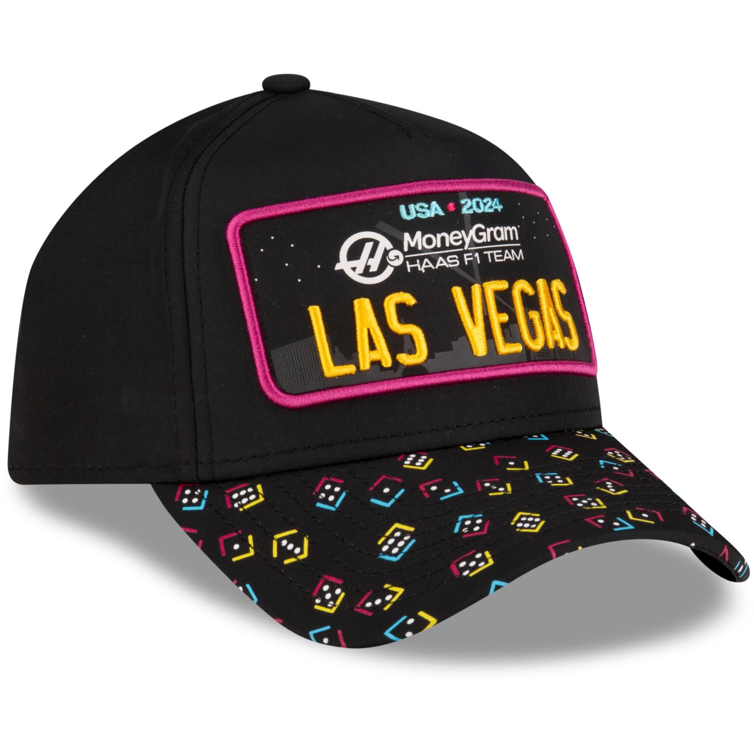 New Era A-Frame Snapback Cap - F1 HAAS Las Vegas schwarz