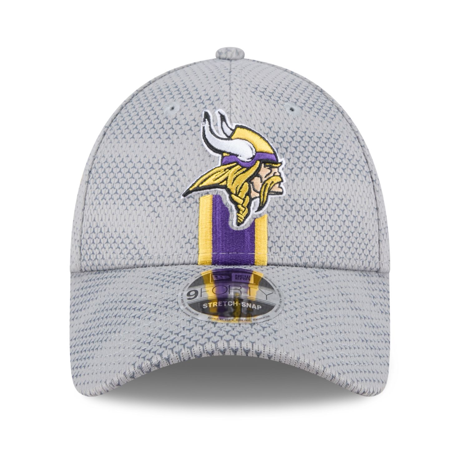 New Era 9Forty Stretch Cap SIDELINE Minnesota Vikings grey