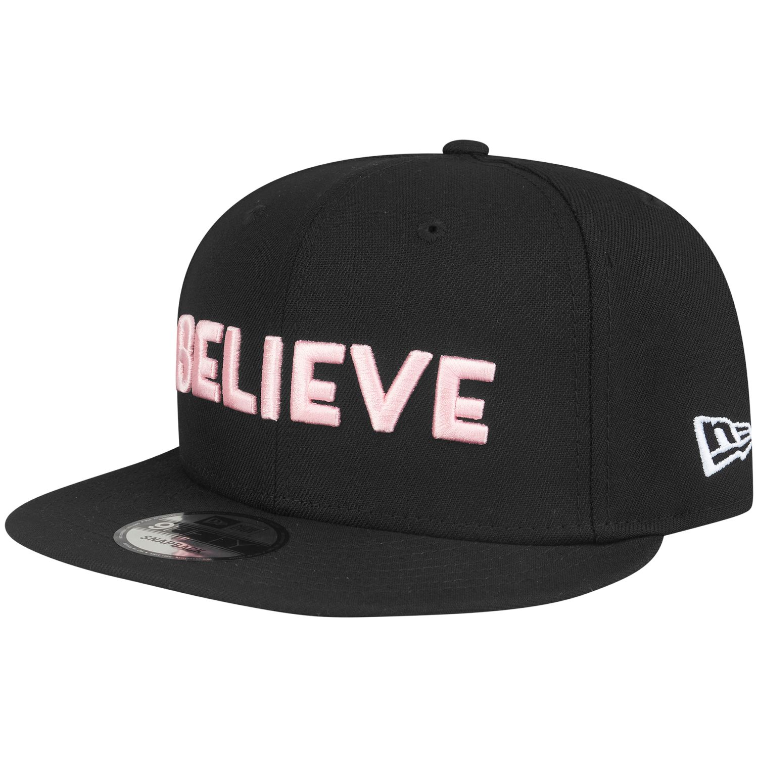 New Era 9Fifty Snapback Cap - BELIEVE Inter Miami schwarz