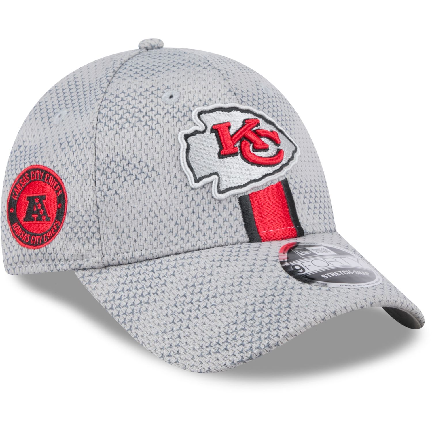 New Era 9Forty Stretch Cap SIDELINE Kansas City Chiefs grey