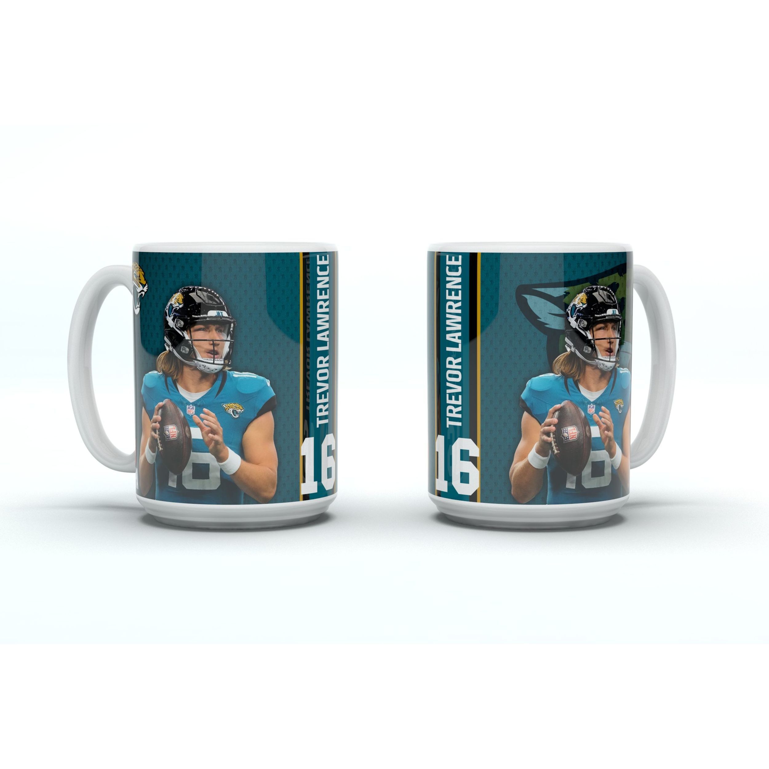 Trevor Lawrence MOTION Jacksonville Jaguars NFL 15oz Mug