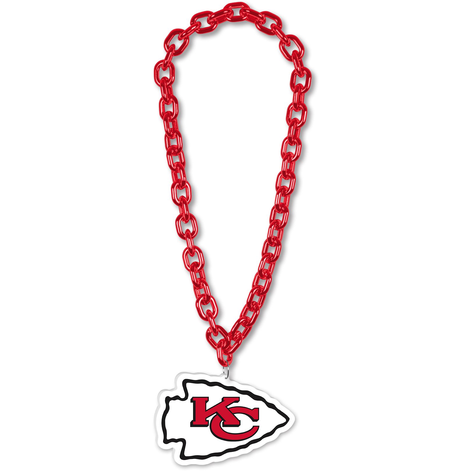 NFL Kansas City Chiefs XXL 3D Fanchain Necklace