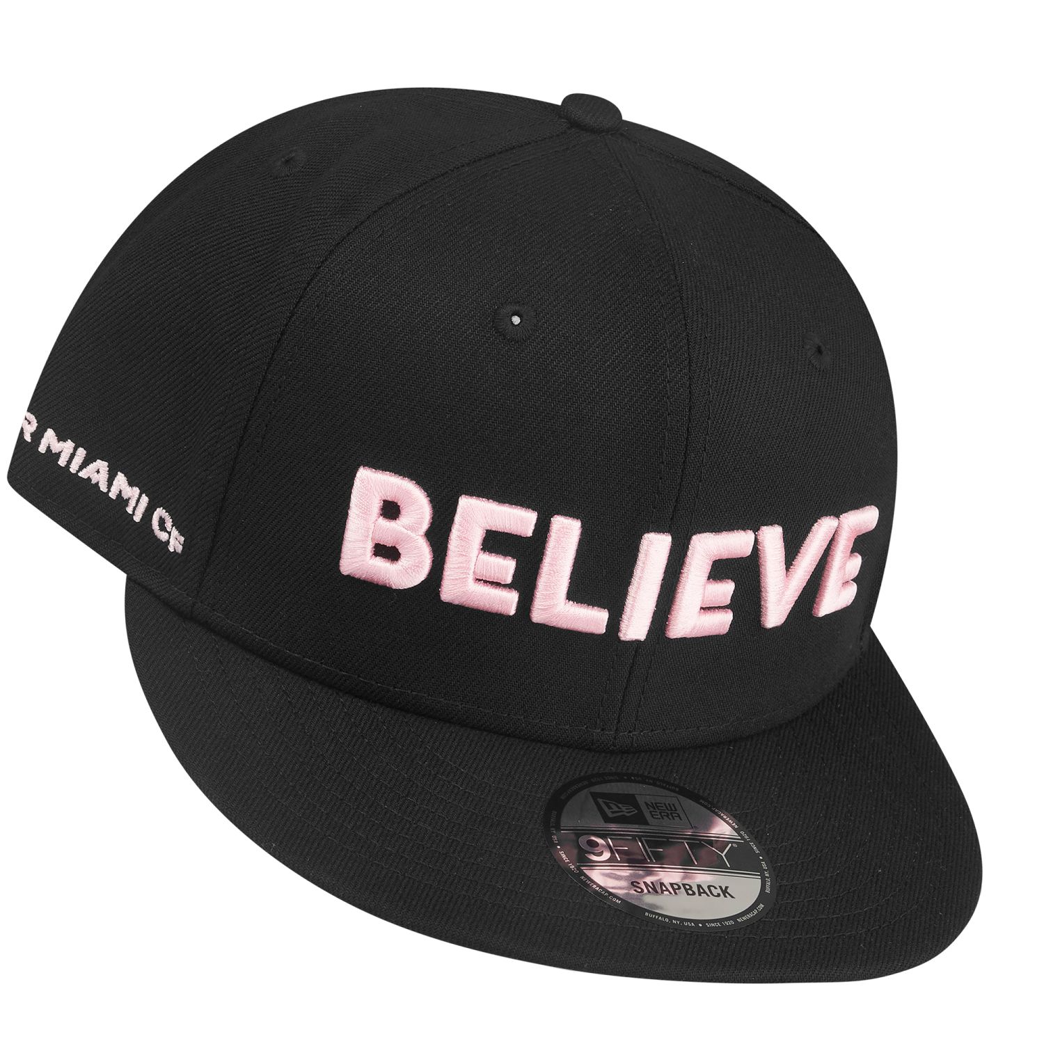 New Era 9Fifty Snapback Cap - BELIEVE Inter Miami schwarz