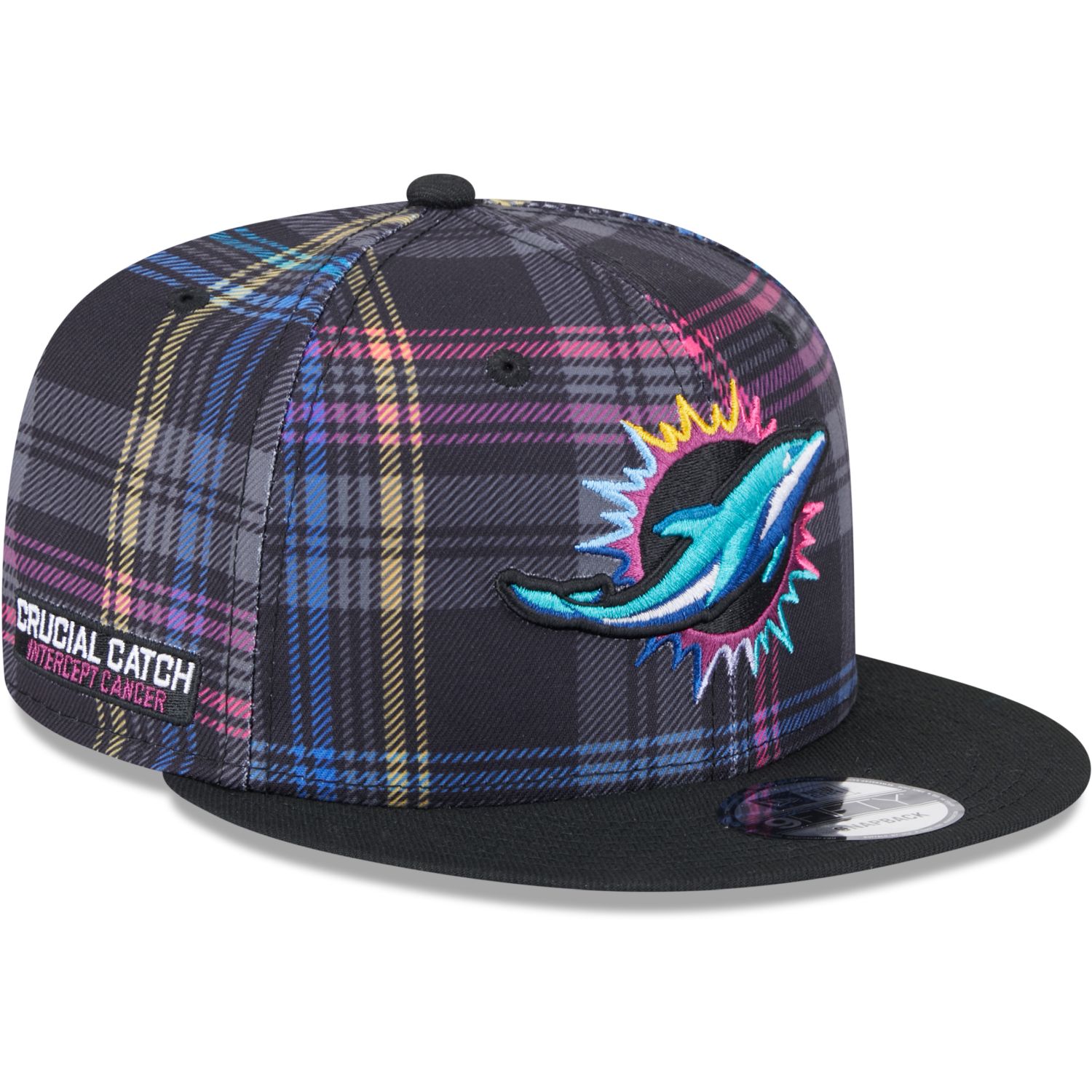 Miami Dolphins CRUCIAL CATCH New Era 9FIFTY Snapback Cap