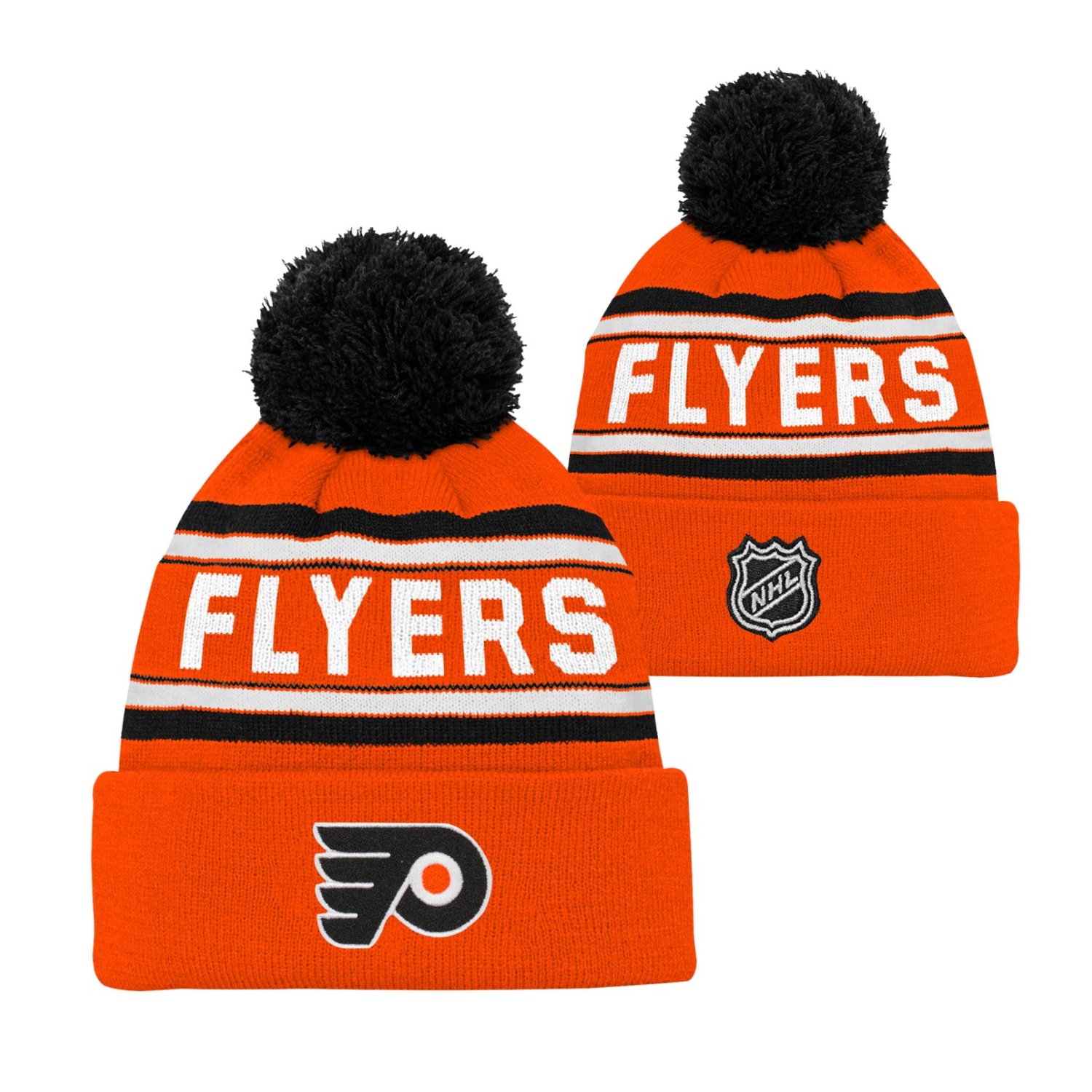 Kinder NHL Wintermütze - JACQUARD CUFF Philadelphia Flyers