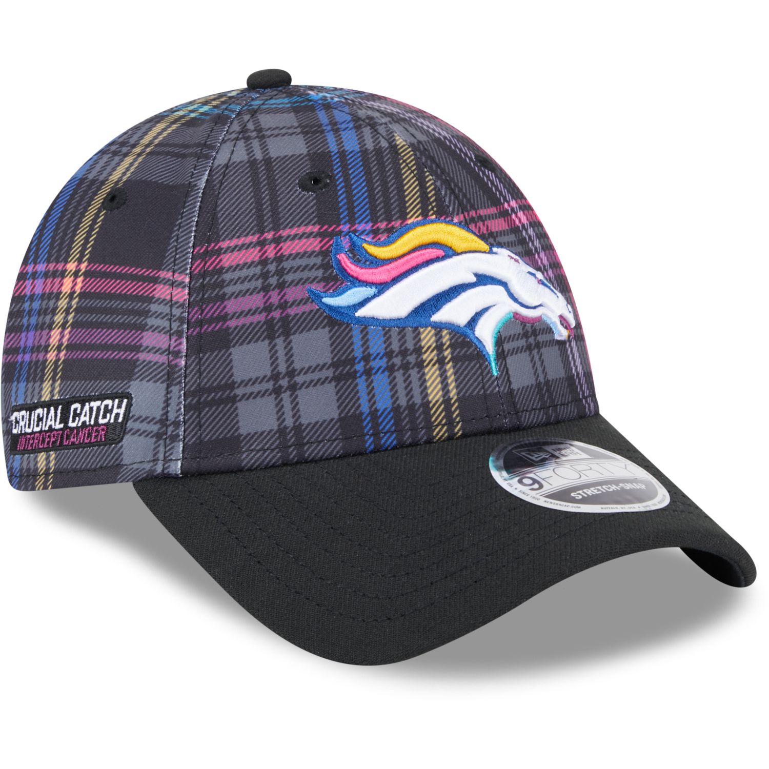 Denver Broncos CRUCIAL CATCH New Era 9FORTY Snapback Cap