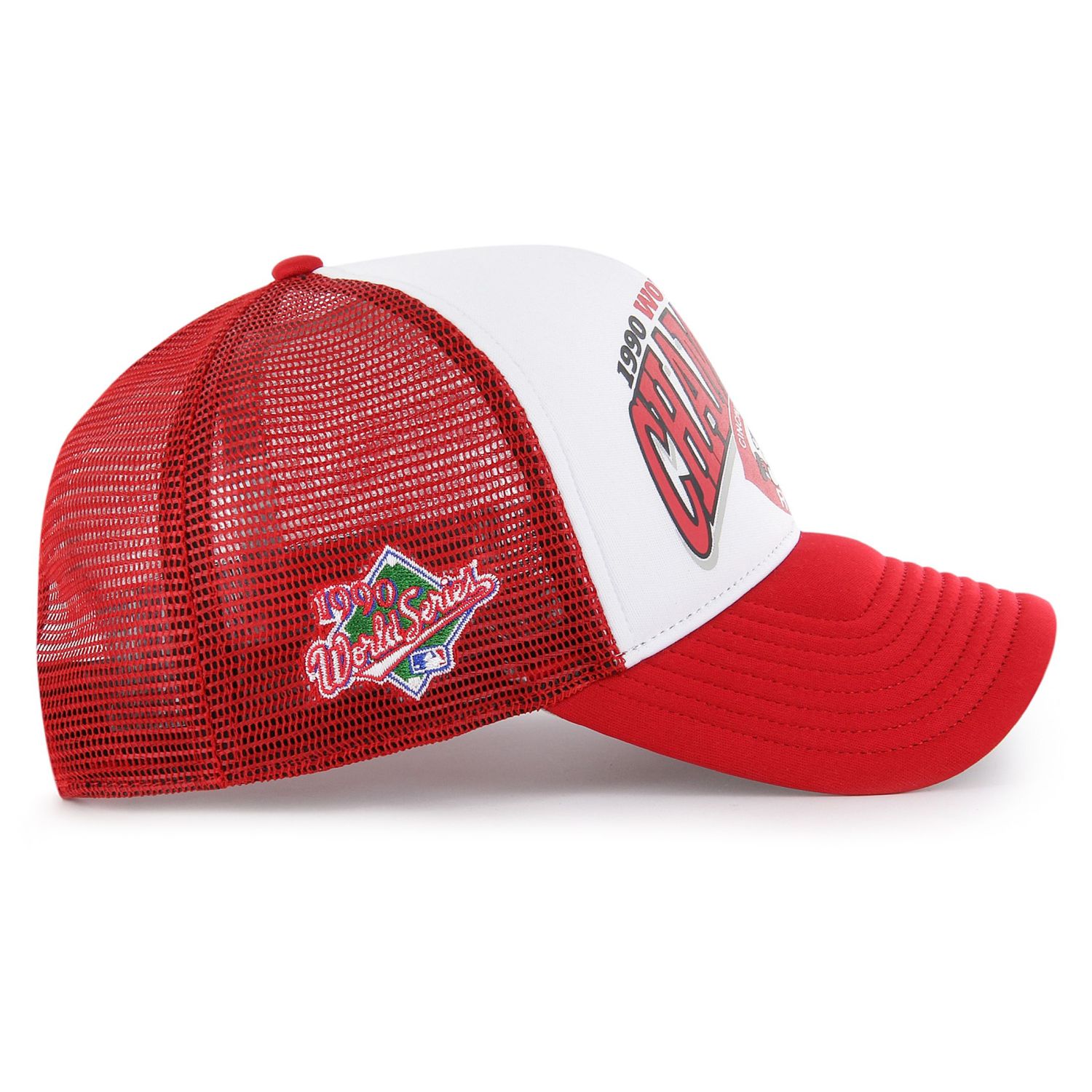 47 Brand Mesh Trucker Cap - FOAM CHAMP Cincinnati Reds