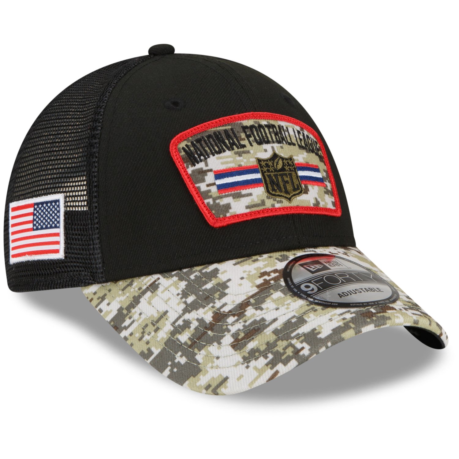 New Era 9Forty Trucker Cap Salute to Service NFL SHIELD Logo