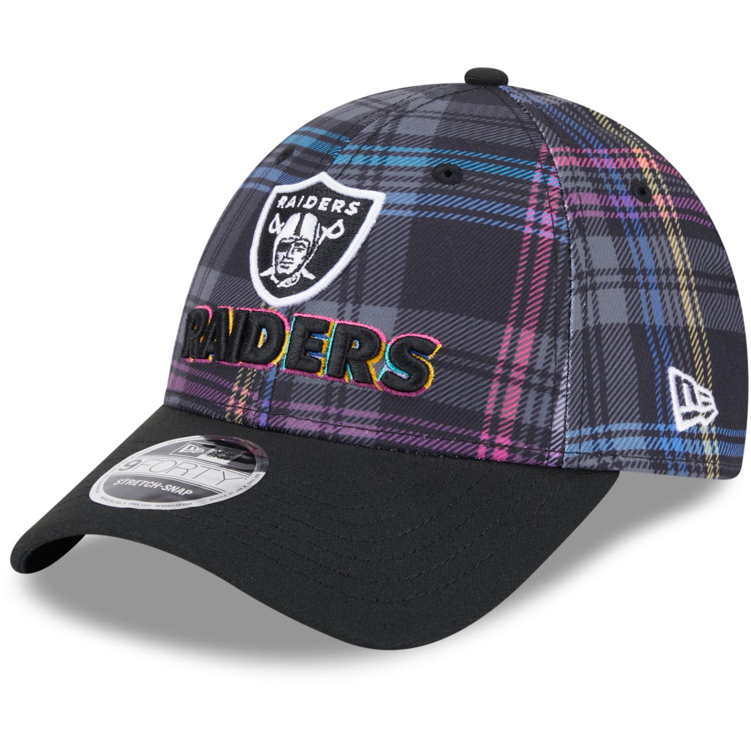 Las Vegas Raiders CRUCIAL CATCH New Era 9FORTY Snapback Cap