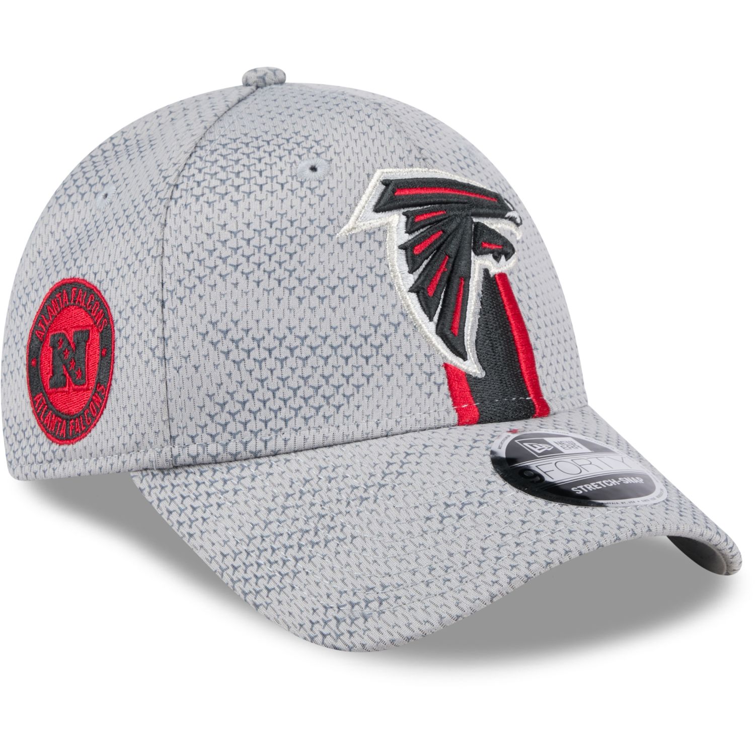 New Era 9Forty Stretch Cap SIDELINE Atlanta Falcons grey